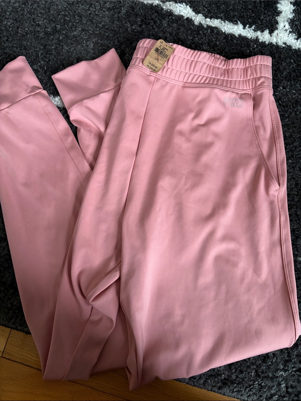 NEW PINK Victoria's Secret Dusty Rose Pull-On Jogger Pants
